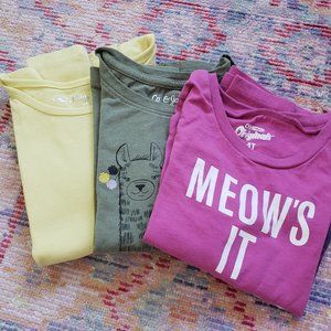 LOT - 3  long sleeved Tshirts